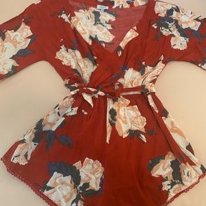 Floral romper!